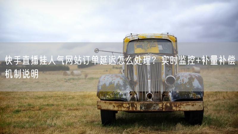 快手直播挂人气网站订单延迟怎么处理？实时监控+补量补偿机制说明