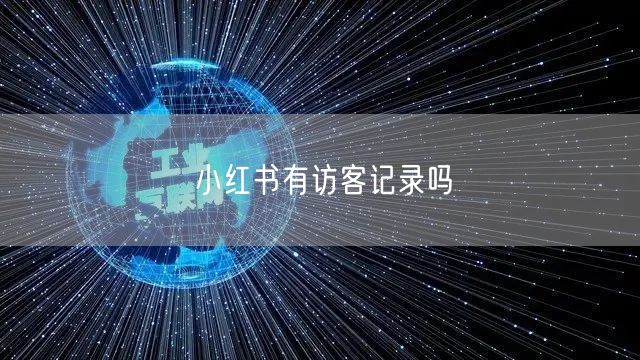 小红书有访客记录吗