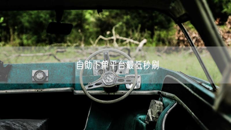 自助下单平台最低秒刷