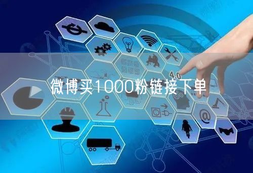 微博买1000粉链接下单