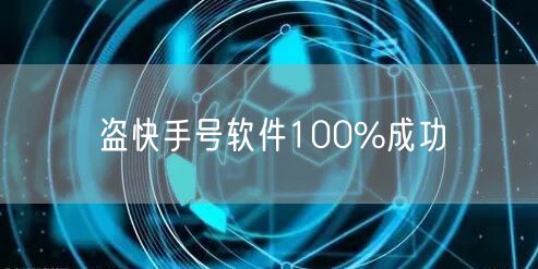 盗快手号软件100%成功