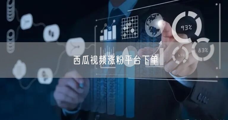 西瓜视频涨粉平台下单
