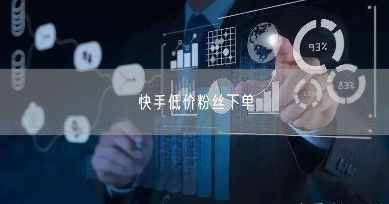 快手低价粉丝下单