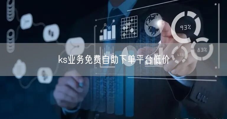 ks业务免费自助下单平台低价