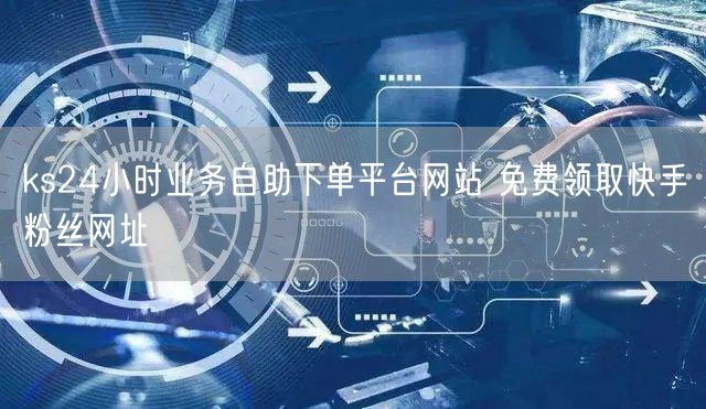 ks24小时业务自助下单平台网站 免费领取快手粉丝网址
