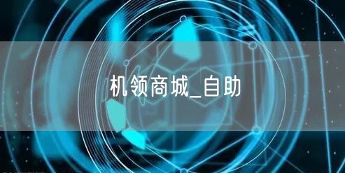 机领商城_自助