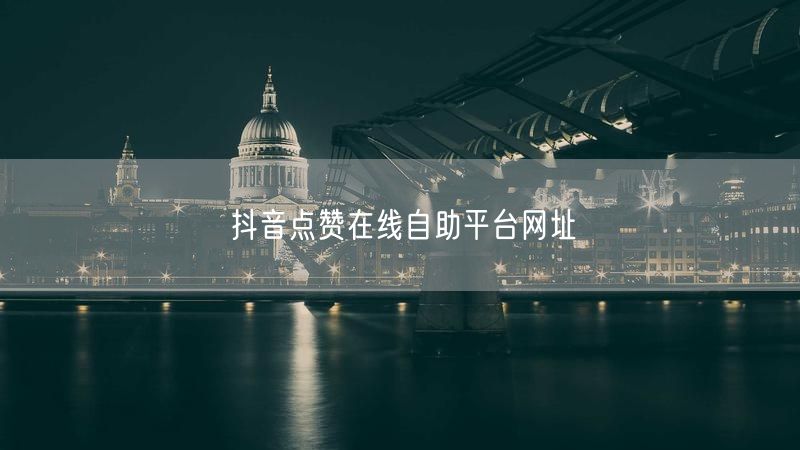 抖音点赞在线自助平台网址