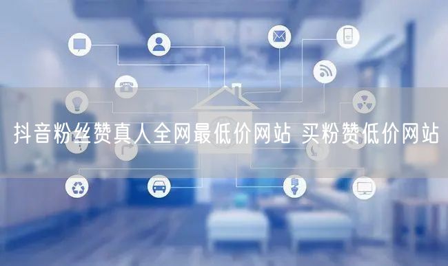 抖音粉丝赞真人全网最低价网站 买粉赞低价网站