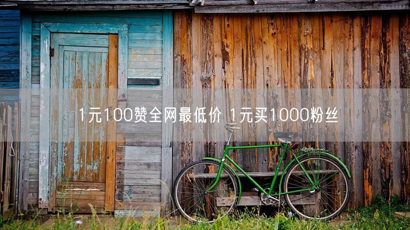 1元100赞全网最低价 1元买1000粉丝