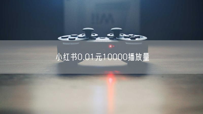 小红书0.01元10000播放量