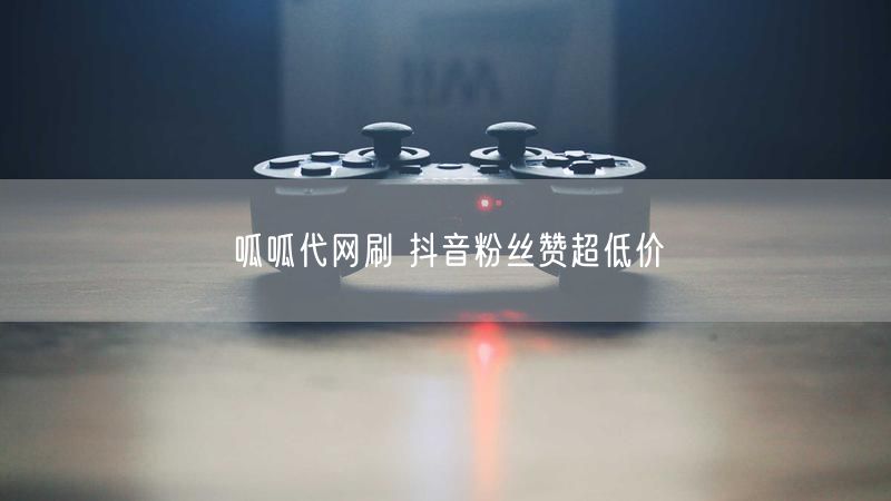 呱呱代网刷 抖音粉丝赞超低价