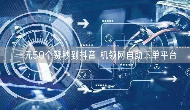 一元50个赞秒到抖音 机领网自助下单平台