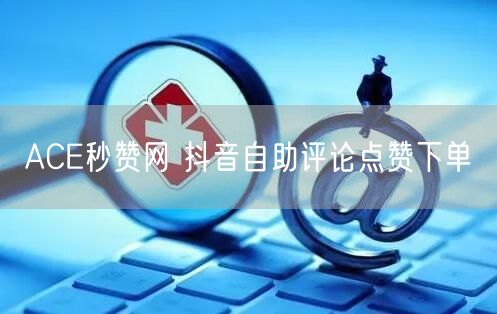 ACE秒赞网 抖音自助评论点赞下单