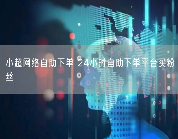 小超网络自助下单 24小时自助下单平台买粉丝