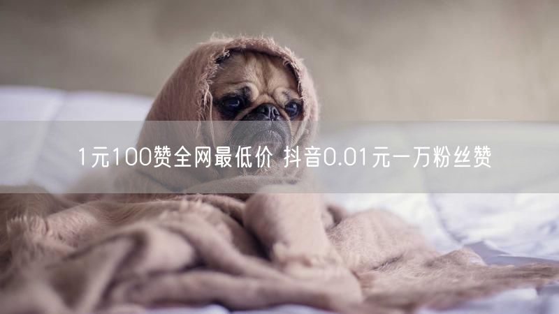 1元100赞全网最低价 抖音0.01元一万粉丝赞
