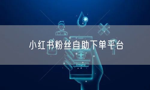 小红书粉丝自助下单平台