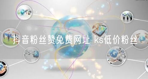 抖音粉丝赞免费网址 ks低价粉丝