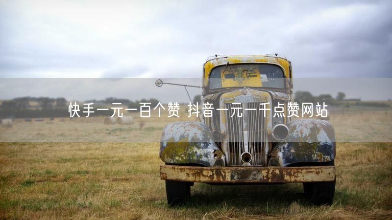 快手一元一百个赞 抖音一元一千点赞网站