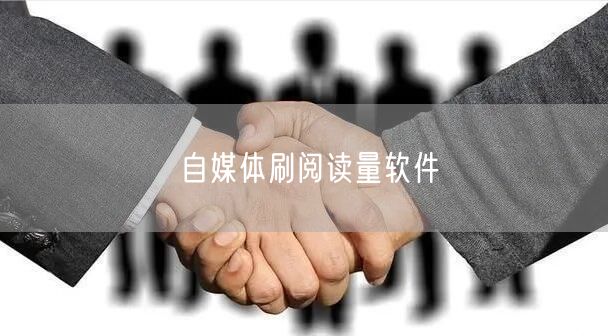 自媒体刷阅读量软件