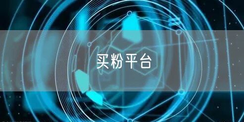 买粉平台