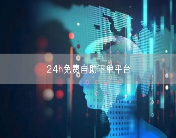 24h免费自助下单平台