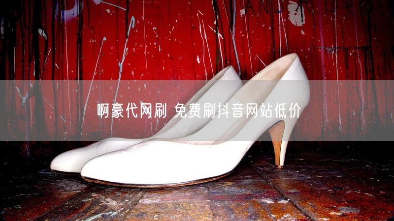 啊豪代网刷 免费刷抖音网站低价