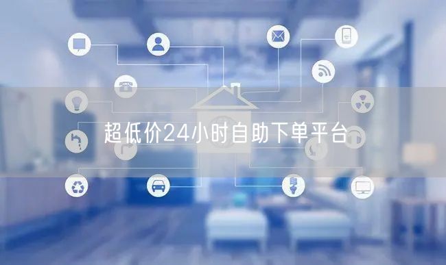 超低价24小时自助下单平台