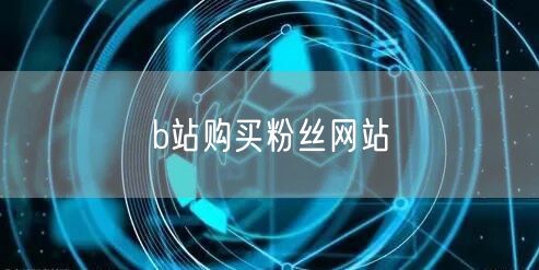 b站购买粉丝网站