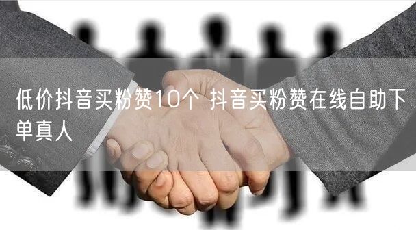 低价抖音买粉赞10个 抖音买粉赞在线自助下单真人