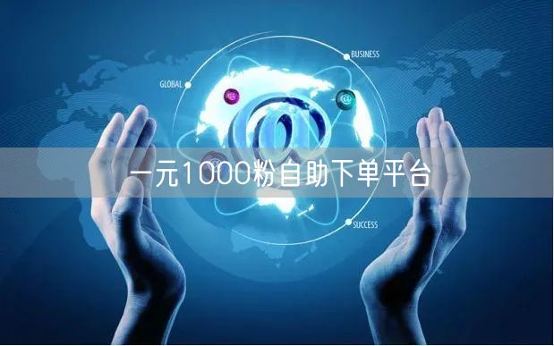 一元1000粉自助下单平台