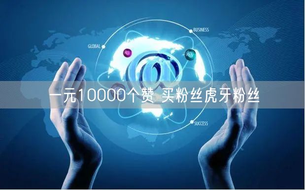 一元10000个赞 买粉丝虎牙粉丝