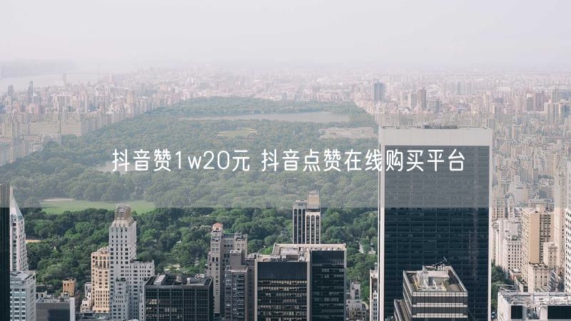 抖音赞1w20元 抖音点赞在线购买平台