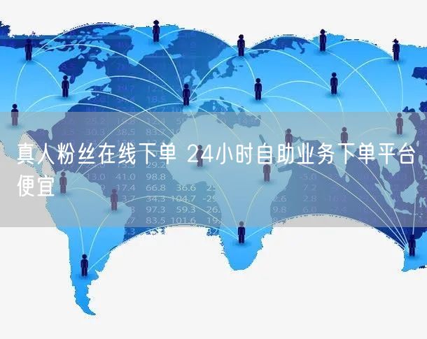 真人粉丝在线下单 24小时自助业务下单平台便宜