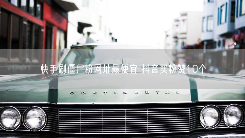 快手刷僵尸粉网址最便宜 抖音买粉赞10个