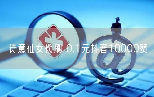 诗意仙女代刷 0.1元抖音10000赞