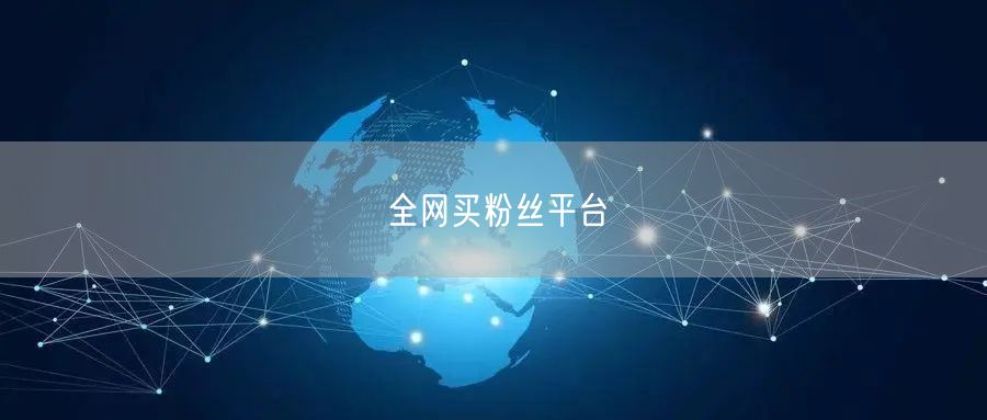 全网买粉丝平台