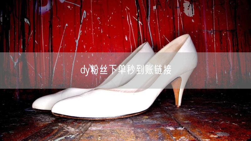 dy粉丝下单秒到账链接