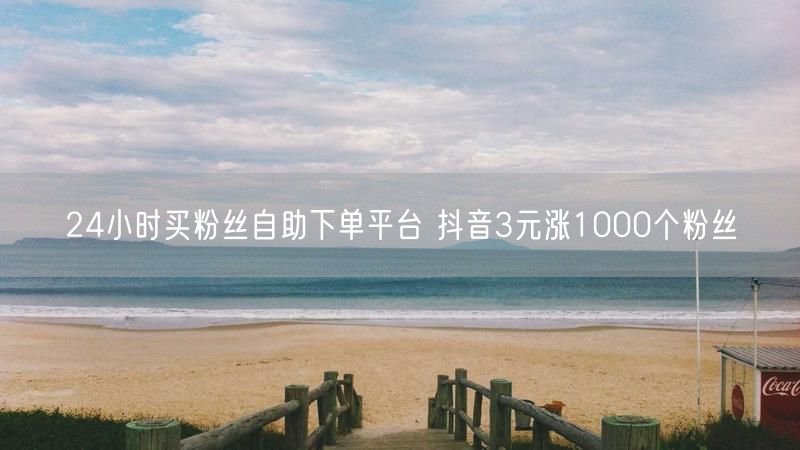 24小时买粉丝自助下单平台 抖音3元涨1000个粉丝