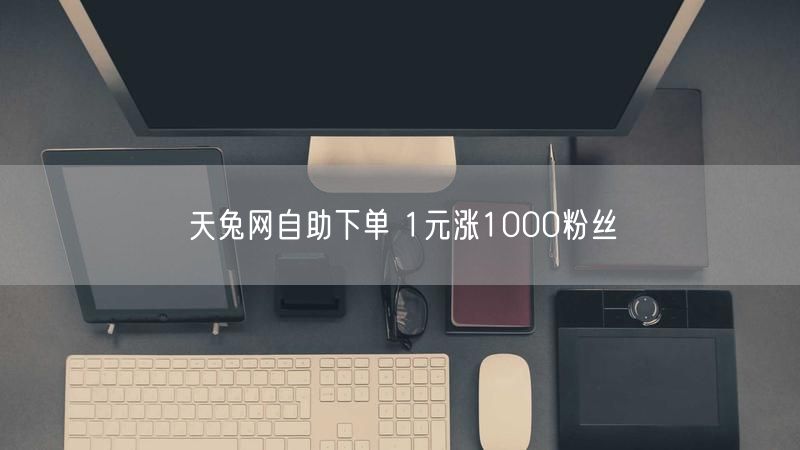 天兔网自助下单 1元涨1000粉丝