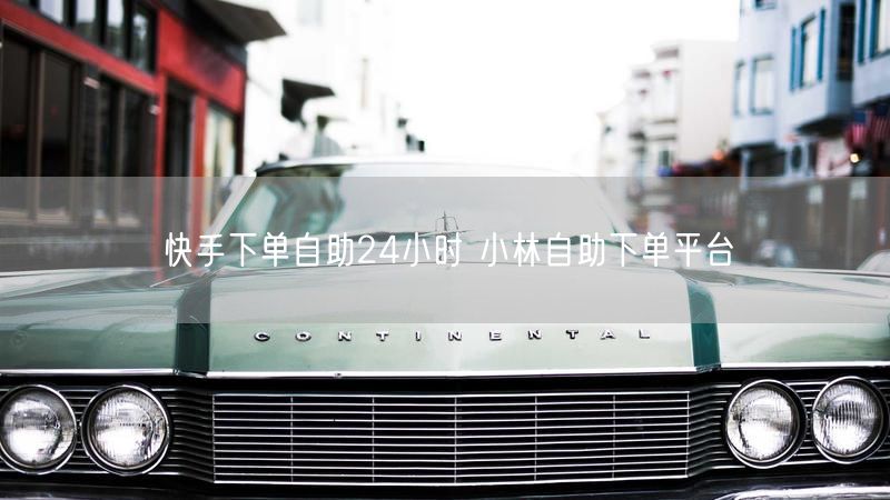 快手下单自助24小时 小林自助下单平台
