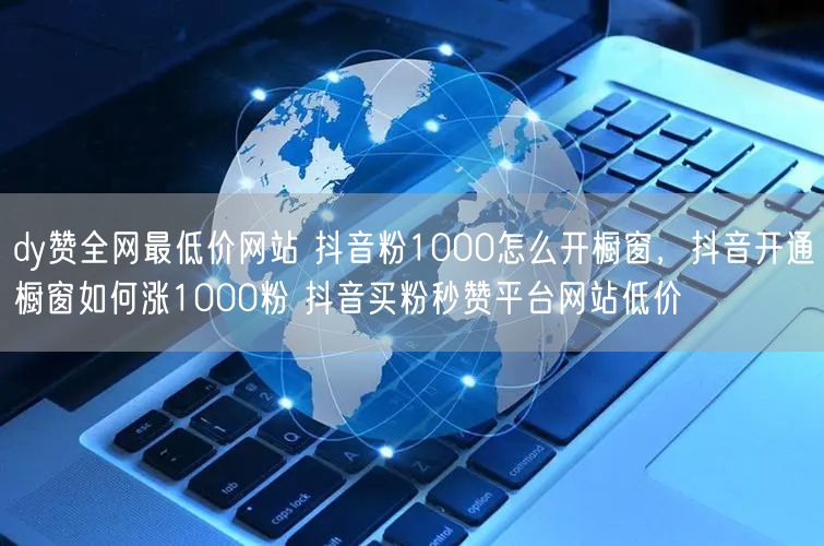 dy赞全网最低价网站 抖音粉1000怎么开橱窗，抖音开通橱窗如何涨1000粉 抖音买粉秒赞平台网站低价